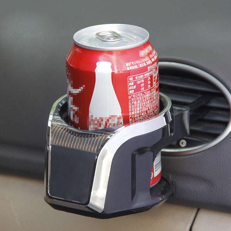 2 in 1 Car Air Outlet Magnetic Mount Beverage Cup Stand Phone Holder(Red)