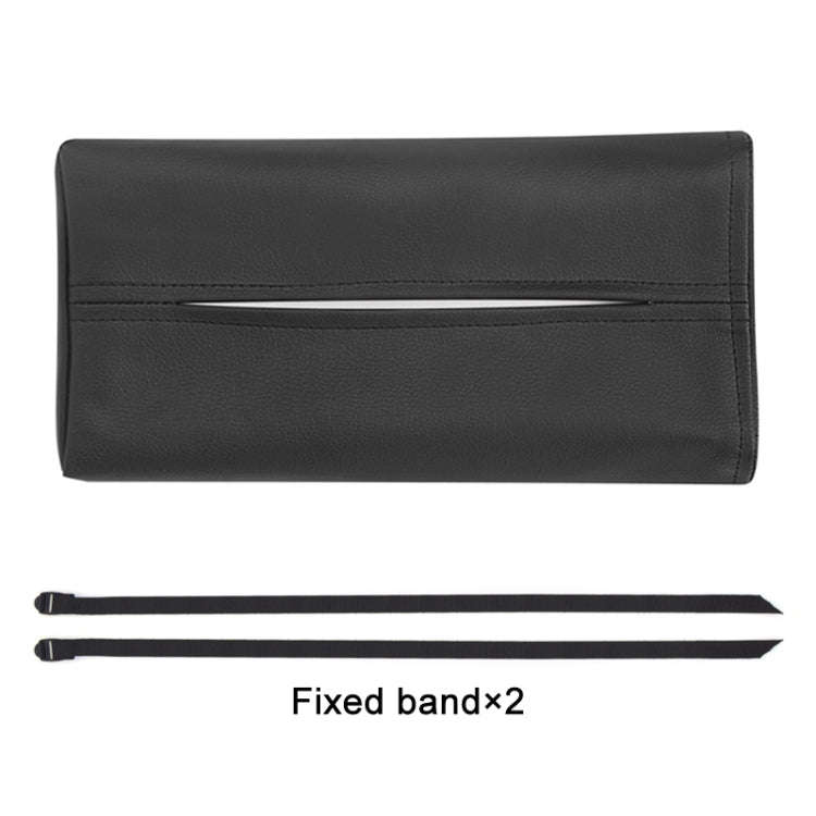 Car PU Leather Tissue Box, Size: 24x13x5cm