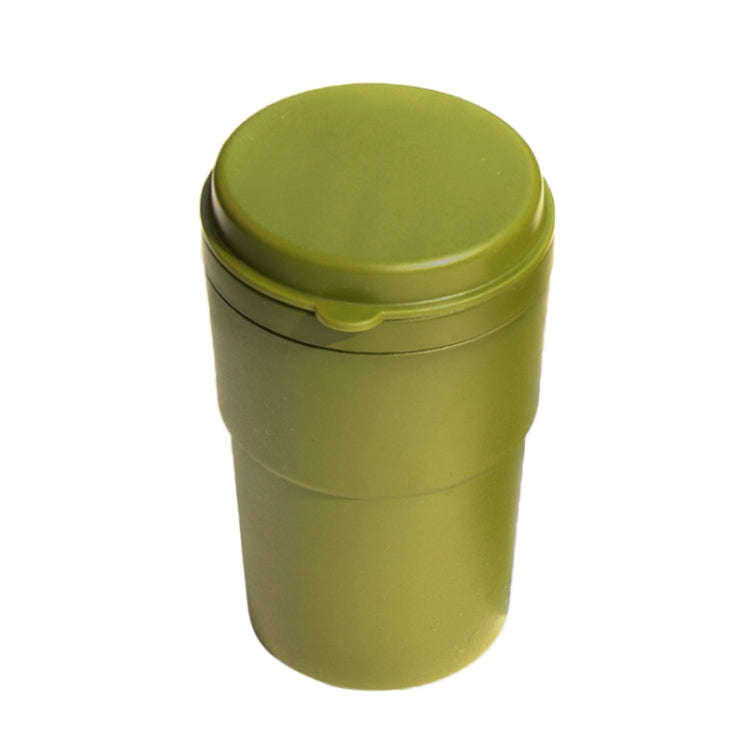 Car Heat Resistant Flame-retardant PBT Ashtray(Green)