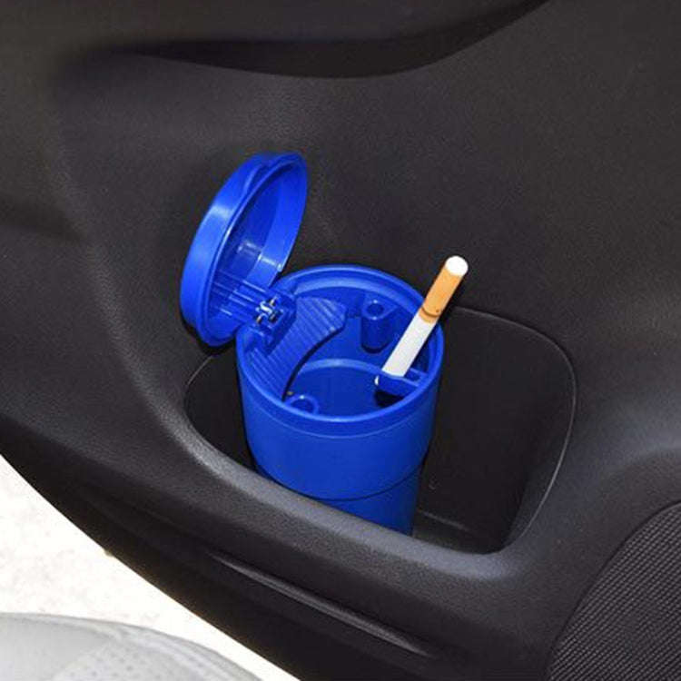 Car Heat Resistant Flame-retardant PBT Ashtray(Blue)