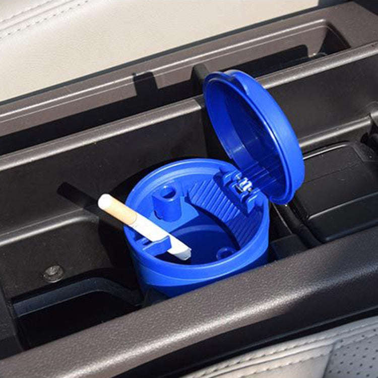 Car Heat Resistant Flame-retardant PBT Ashtray(Blue)