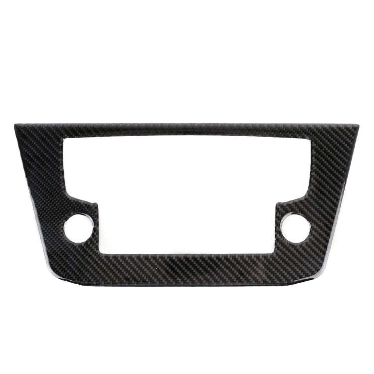 Car Carbon Fiber Navigation Frame Decorative Sticker for Volkswagen Tiguan L, Low Configuration