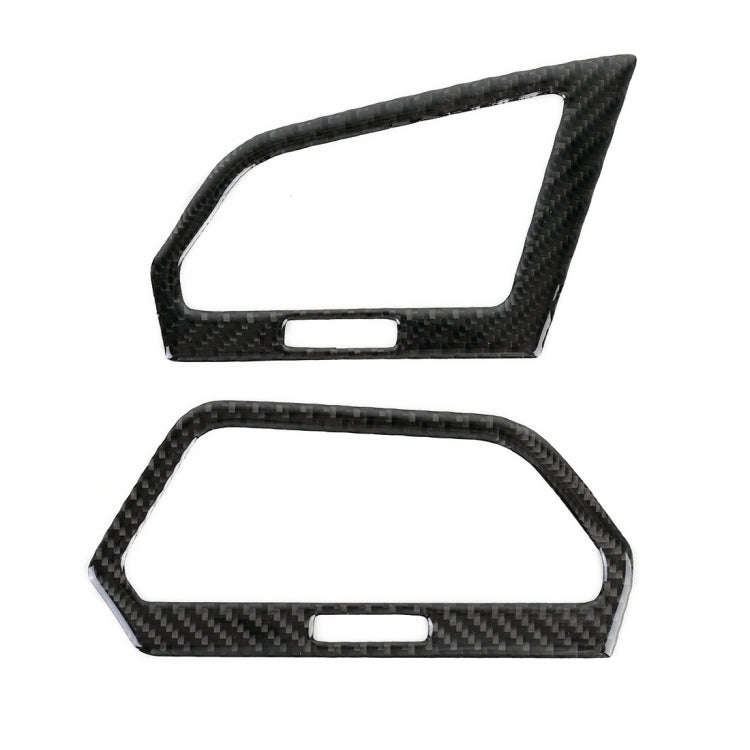 Car Carbon Fiber Central Control Side Air Outlet Frame Decorative Sticker for Volkswagen Tiguan L