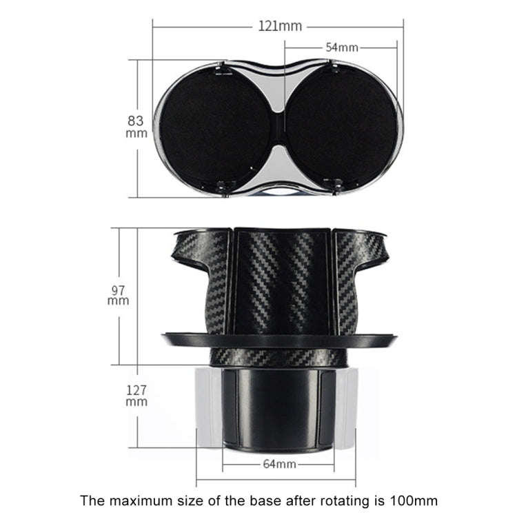 Multi-functional Car Base Adjustable Cup Holder Drink Holder