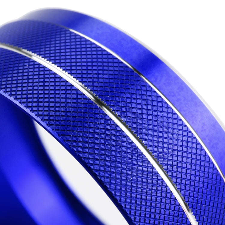 2 PCS Car Aluminum Alloy Air Conditioner Knob Case for Toyota RAV4 / Wildlander (Blue)