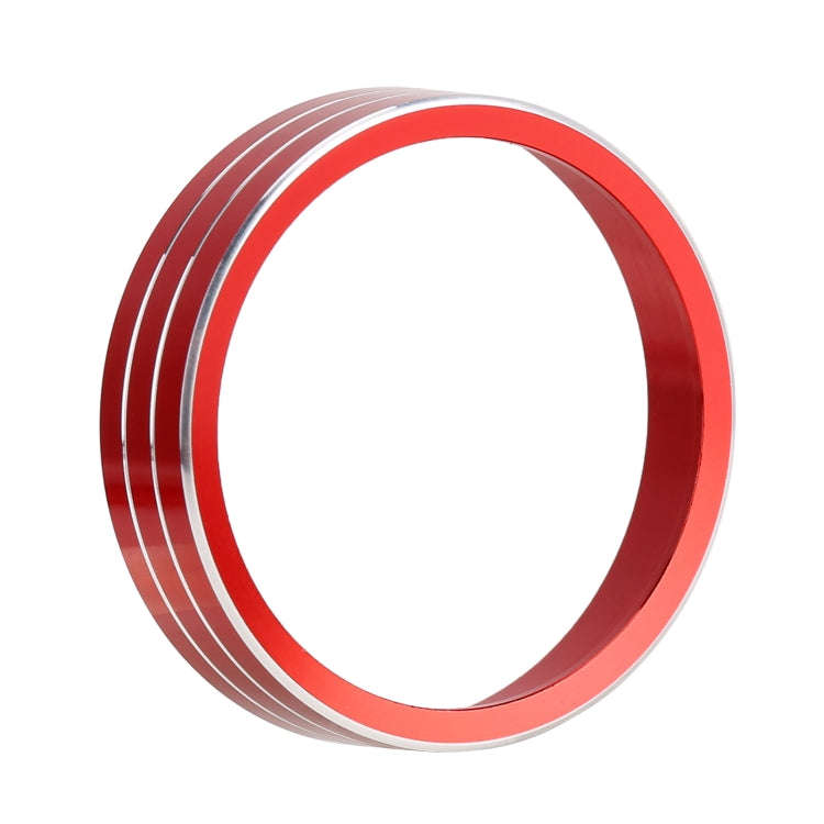 8 PCS Car Aluminum Alloy Air Conditioner Knob Case and Base for Honda XR-V (Red)