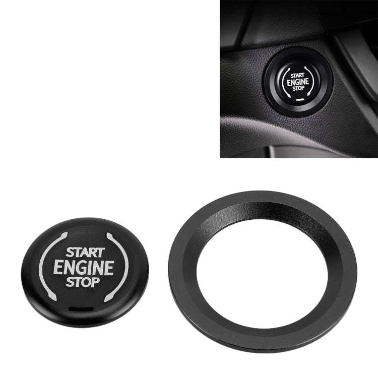 Car Engine Start Key Push Button Ring Trim Metal Sticker Decoration for Cadillac CT5 CT4 XT4 XT6 ...