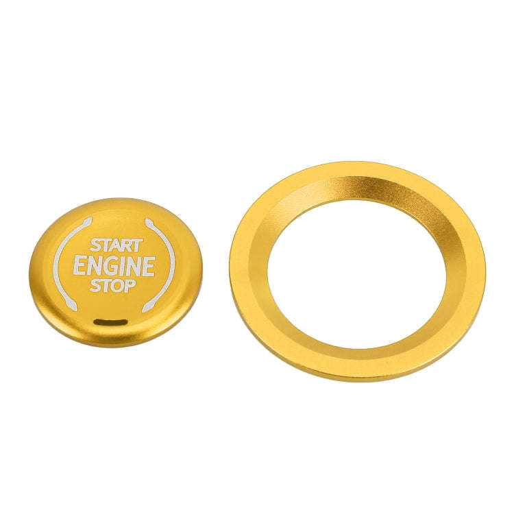 Car Engine Start Key Push Button Ring Trim Metal Sticker Decoration for Cadillac CT5 CT4 XT4 XT6 ...