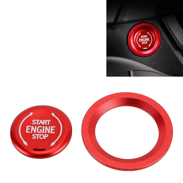 Car Engine Start Key Push Button Ring Trim Metal Sticker Decoration for Cadillac CT5 CT4 XT4 XT6 ...