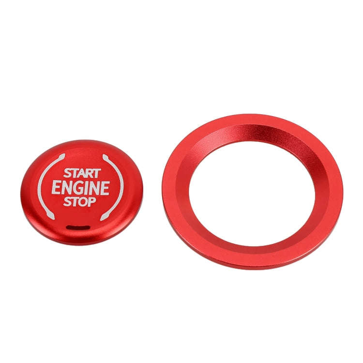 Car Engine Start Key Push Button Ring Trim Metal Sticker Decoration for Cadillac CT5 CT4 XT4 XT6 ...