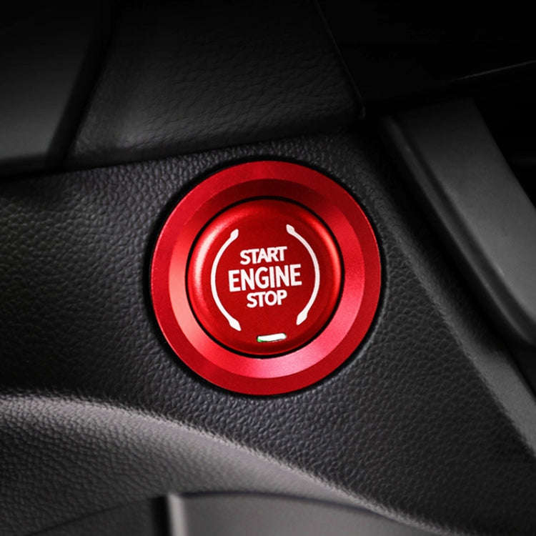 Car Engine Start Key Push Button Ring Trim Metal Sticker Decoration for Cadillac CT5 CT4 XT4 XT6 ...