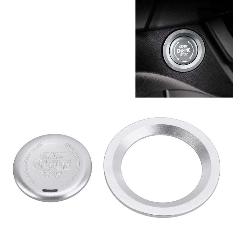 Car Engine Start Key Push Button Ring Trim Metal Sticker Decoration for Cadillac CT5 CT4 XT4 XT6 ...