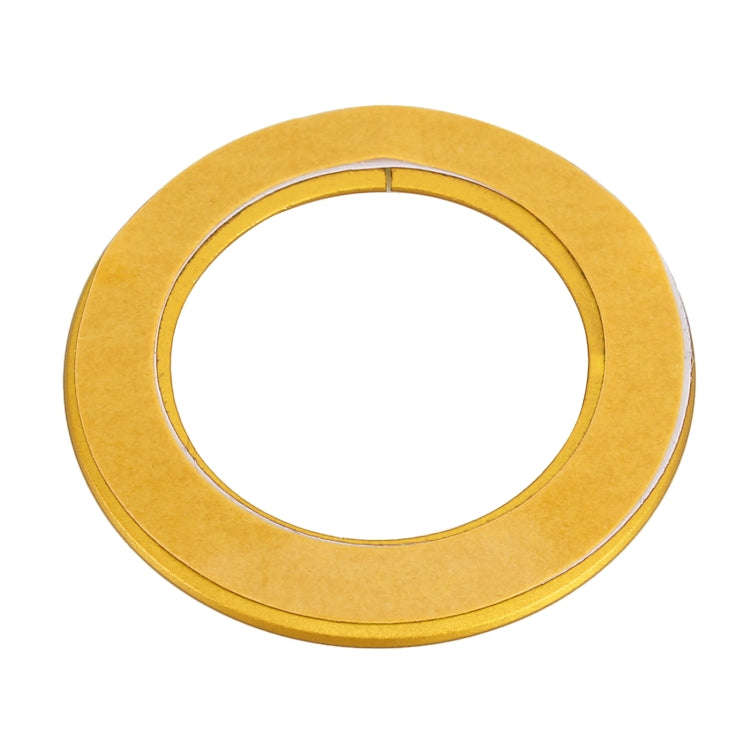 Car Engine Start Key Push Button Ring Trim Metal Sticker Decoration for Nissan X-TRAIL (Gold)
