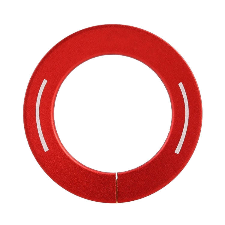 Car Engine Start Key Push Button Ring Trim Metal Sticker Decoration for Nissan X-TRAIL (Red)