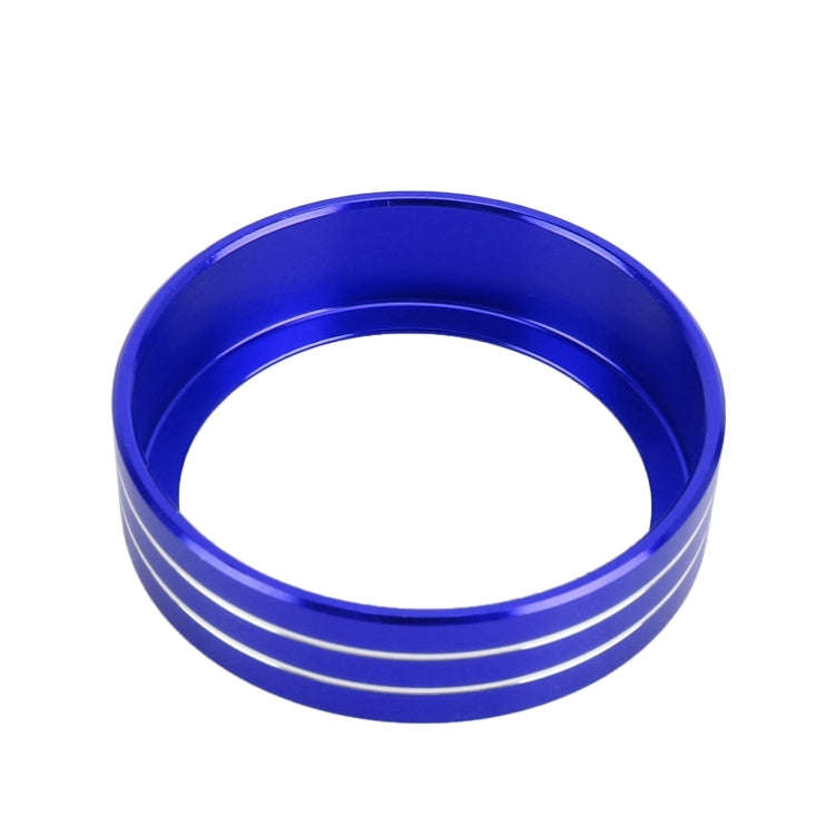 2 PCS Car Metal Air Conditioner Knob Case for Nissan X-TRAIL (Blue)