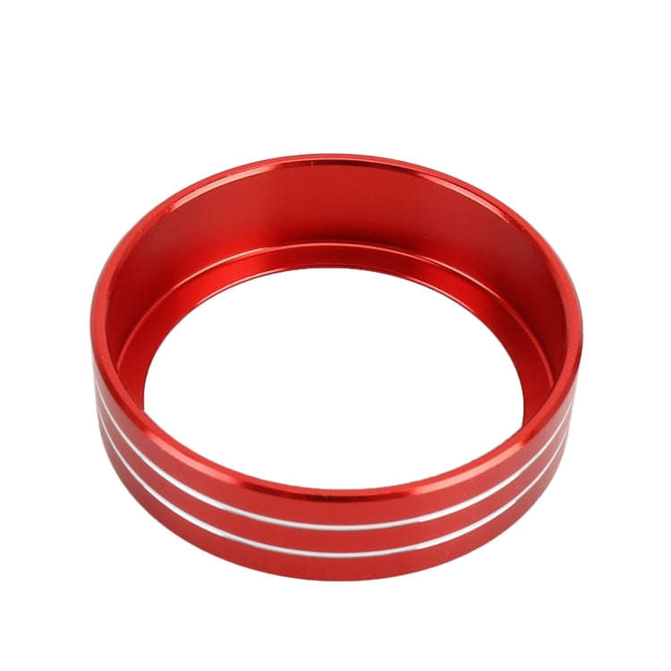 2 PCS Car Metal Air Conditioner Knob Case for Nissan X-TRAIL (Red)