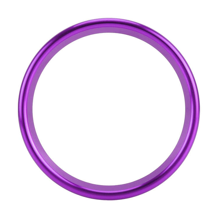 4 PCS Car Metal Air Outlet Decorative Outside Ring for Audi A3 / S3 / Q2L (Purple)