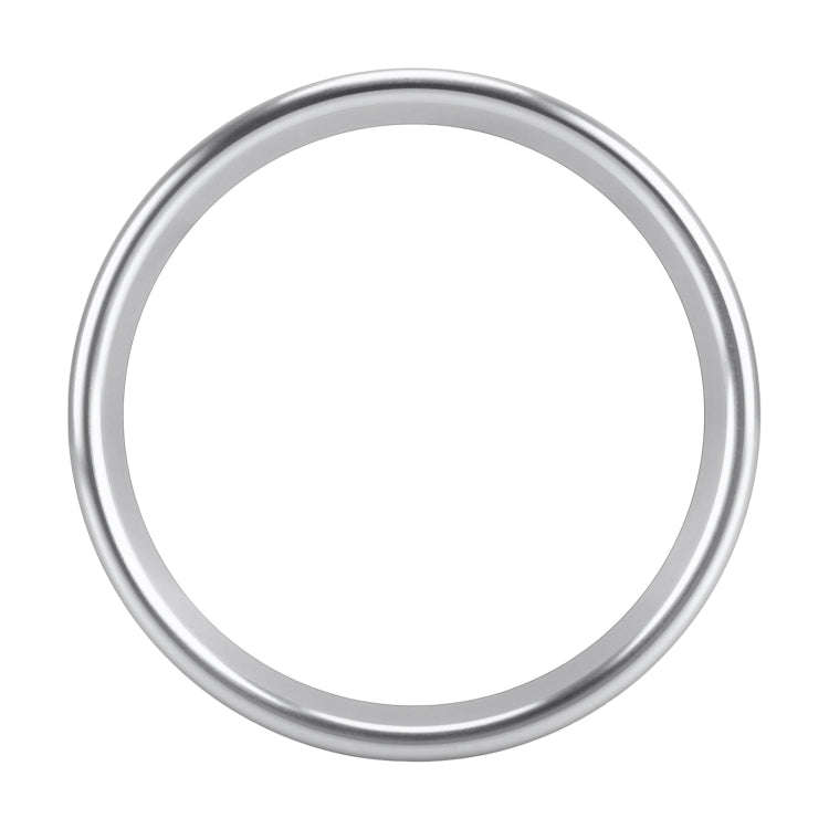 4 PCS Car Metal Air Outlet Decorative Outside Ring for Audi A3 / S3 / Q2L (Silver)