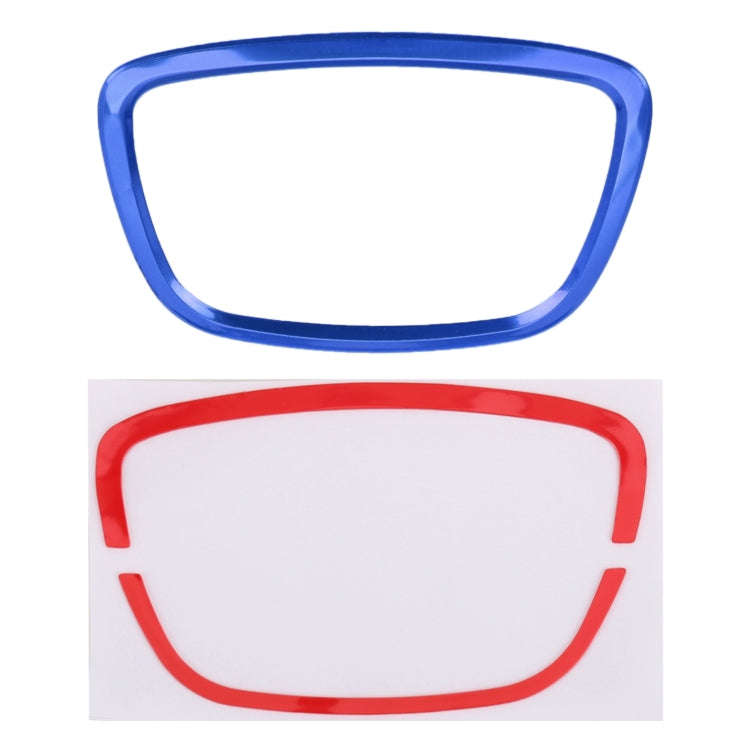 Car Auto Steering Wheel Ring Cover Trim Sticker Decoration for Audi (Blue)