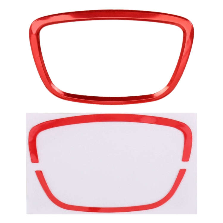 Car Auto Steering Wheel Ring Cover Trim Sticker Decoration for Audi (Red)