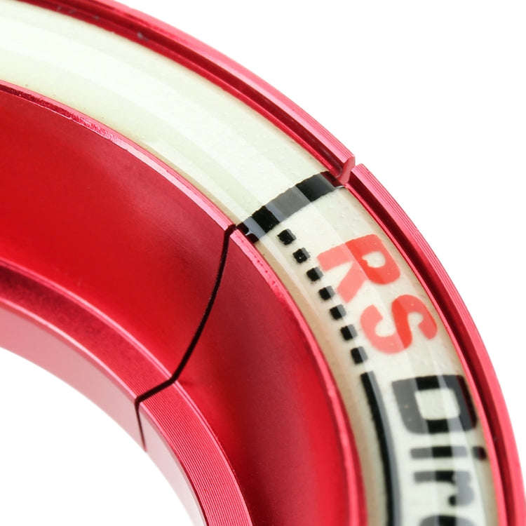 For Ford Fluorescent Aluminum Alloy Ignition Key Ring, Inside Diameter: 3.2cm (Red)