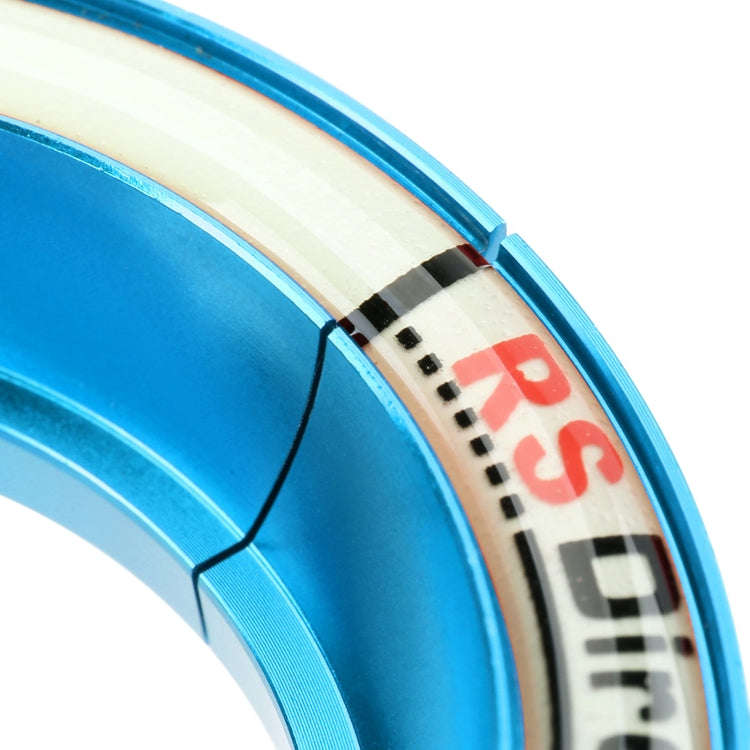 For Ford Fluorescent Aluminum Alloy Ignition Key Ring, Inside Diameter: 3.2cm (Sky Blue)