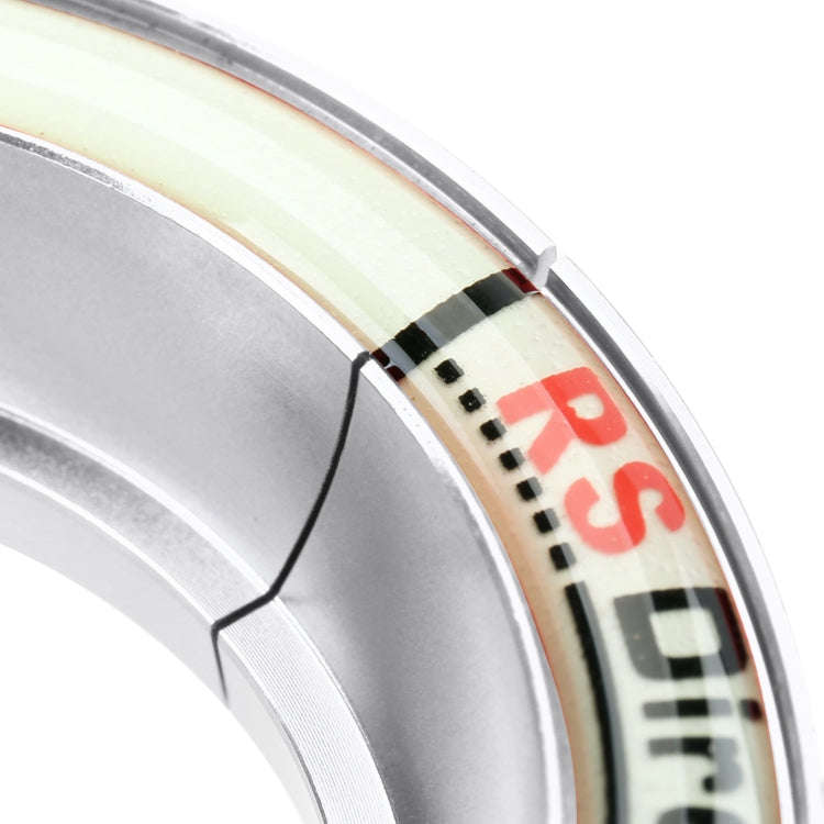 For Ford Fluorescent Aluminum Alloy Ignition Key Ring, Inside Diameter: 3.2cm (Silver)