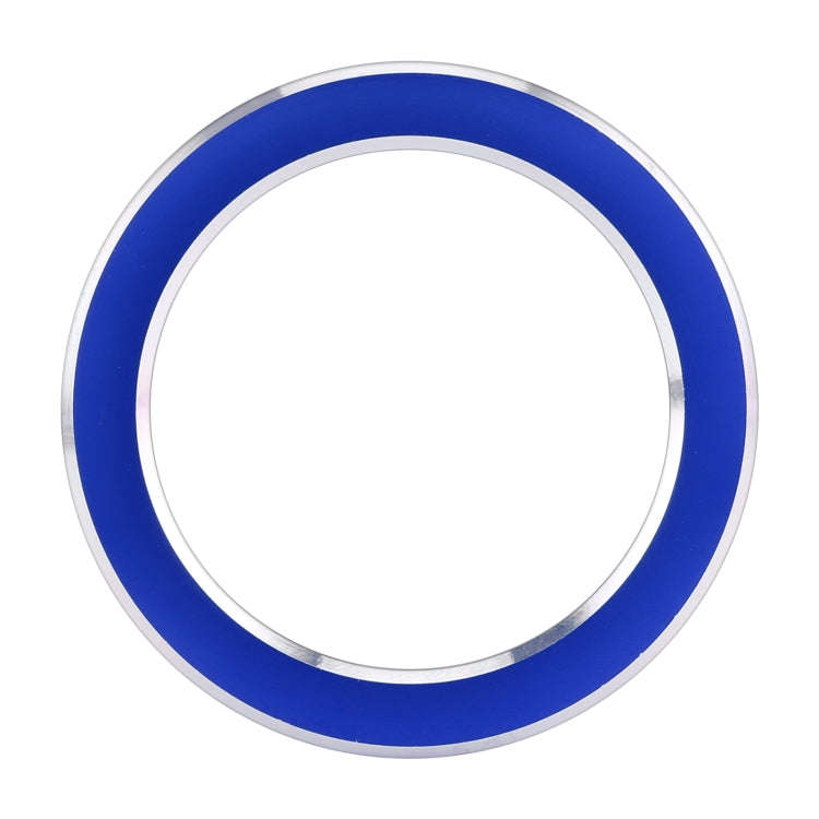 For Renault Metal Ignition Key Ring, Inside Diameter: 4.8cm (Blue)