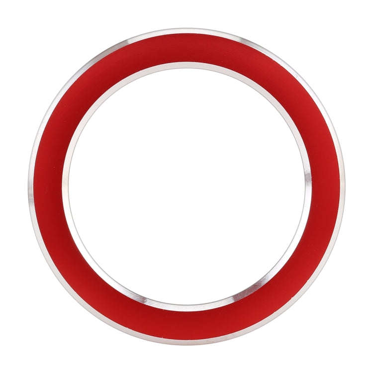 For Renault Metal Ignition Key Ring, Inside Diameter: 4.8cm (Red)