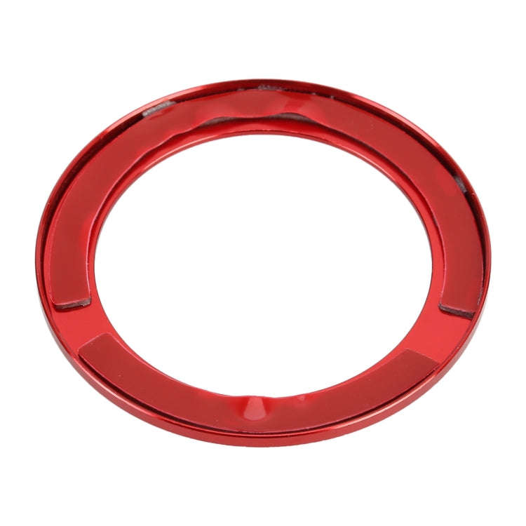 For Renault Metal Ignition Key Ring, Inside Diameter: 4.8cm (Red)