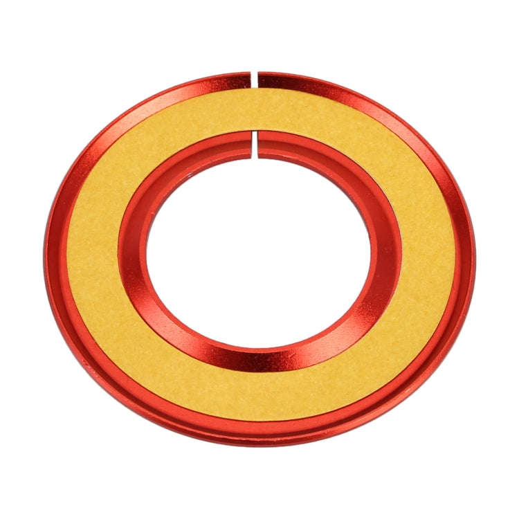 For Mercedes-Benz Metal Ignition Key Ring, Diameter: 4.8cm (Red)