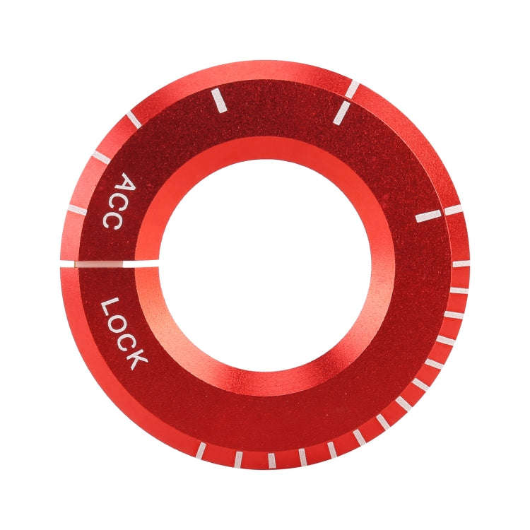 For Mercedes-Benz Metal Ignition Key Ring, Diameter: 4.8cm (Red)
