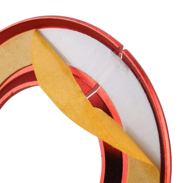 For Mercedes-Benz Metal Ignition Key Ring, Diameter: 4.8cm (Red)