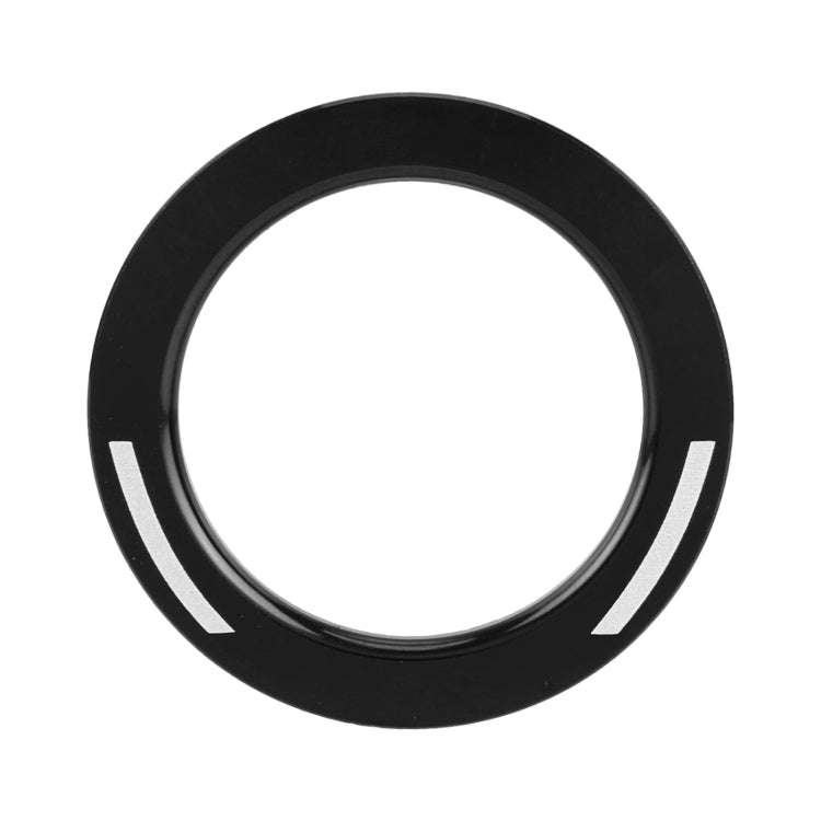 For Honda Metal Ignition Key Ring, Diameter: 3.9cm (Black)