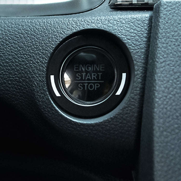 For Honda Metal Ignition Key Ring, Diameter: 3.9cm (Black)