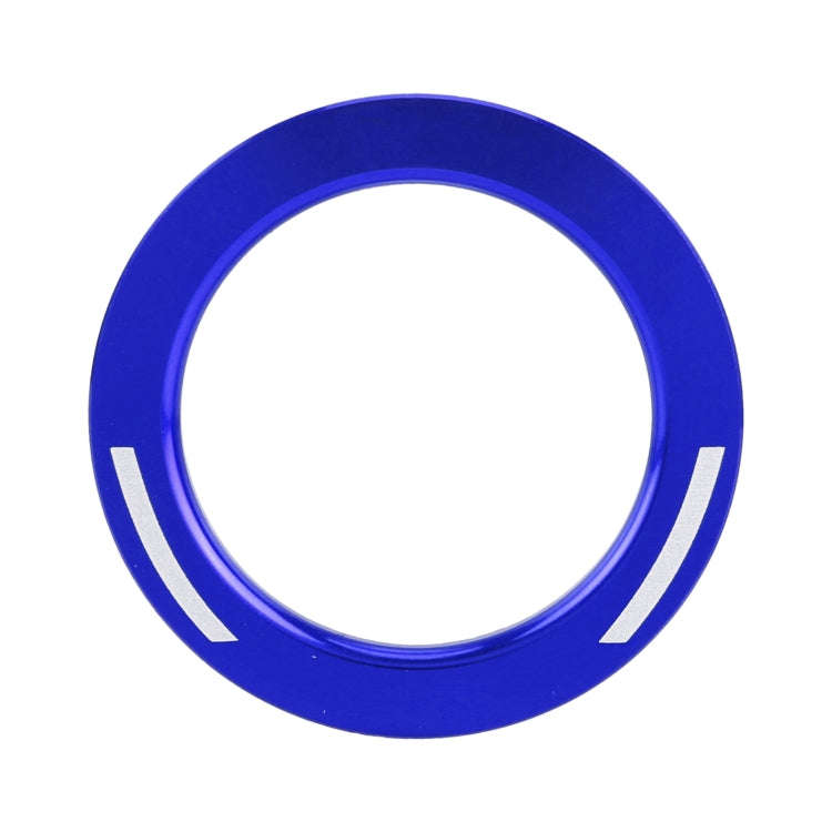 For Honda Metal Ignition Key Ring, Diameter: 3.9cm (Blue)