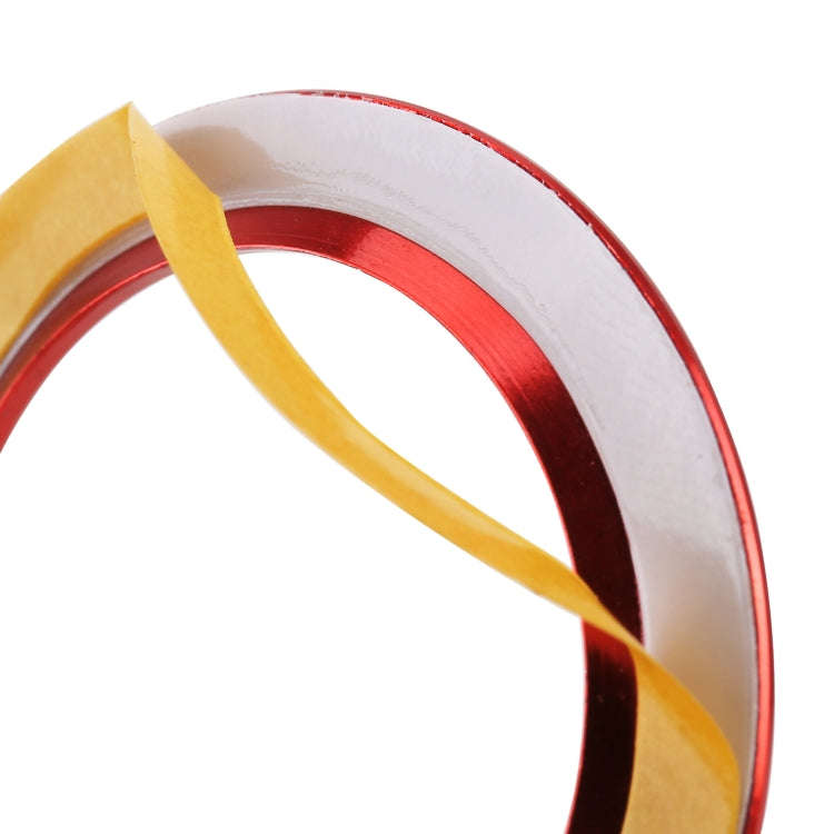 For Honda Metal Ignition Key Ring, Diameter: 3.9cm (Red)