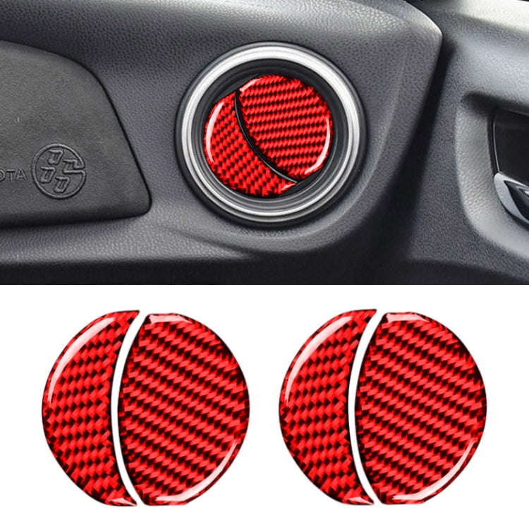 Car Carbon Fiber Central Control Air Outlet Decorative Sticker for Subaru BRZ / Toyota 86 2013-20...