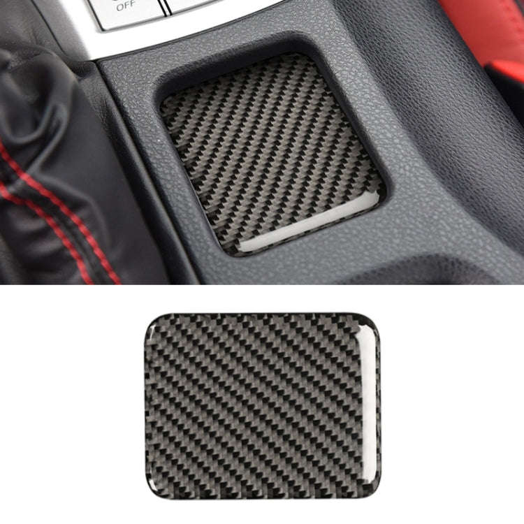 Car Carbon Fiber Seat Heating Panel Decorative Sticker for Subaru BRZ / Toyota 86 2013-2019, Left...