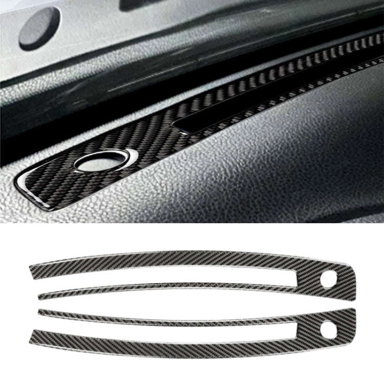 Car Carbon Fiber Central Control Instrument Air Outlet Decorative Sticker for Subaru BRZ / Toyota...