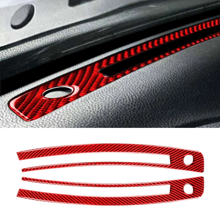Car Carbon Fiber Central Control Instrument Air Outlet Decorative Sticker for Subaru BRZ / Toyota...