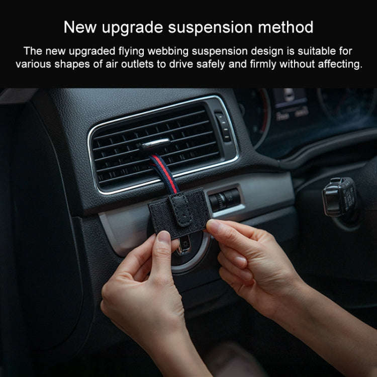 Car Air Outlet Storage Bag Mobile Phone Storage Hanging Bag (Brown)