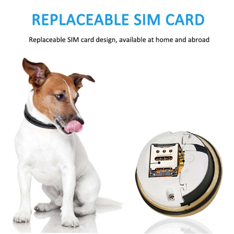 G15 2G IP67 Waterproof Pet GPS Tracker GPS + Beidou + AGPS + WiFi + Base Station Locator (Silver)