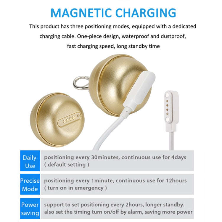 G15 2G IP67 Waterproof Pet GPS Tracker GPS + Beidou + AGPS + WiFi + Base Station Locator (Silver)