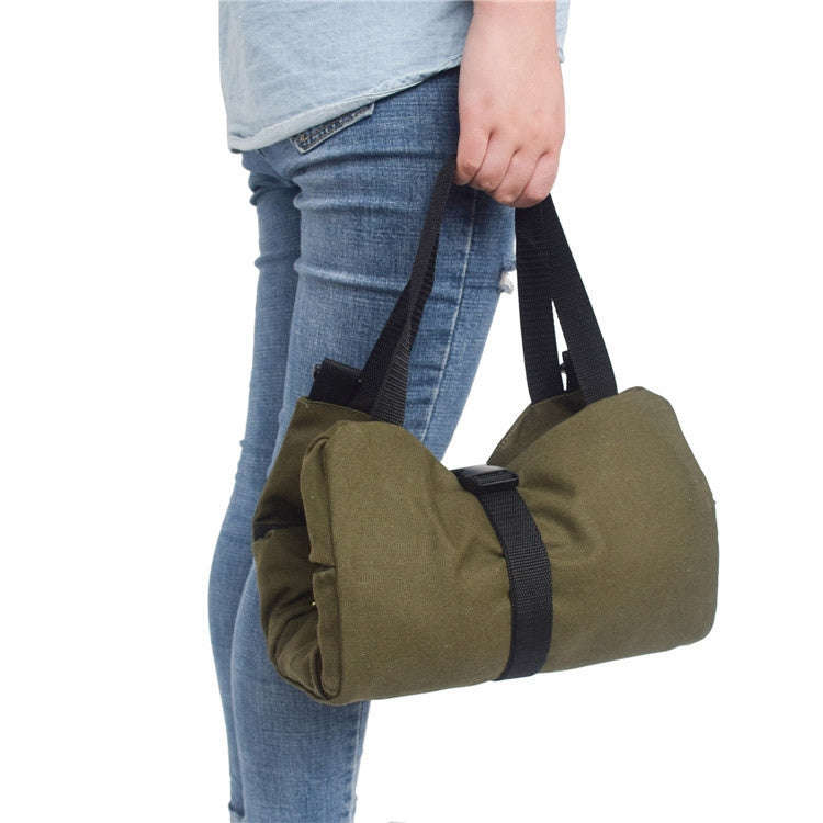 Car Auto Multi-function Canvas Storage Bag Portable Tool Bag Hanging Pocket Bag (Army Green)