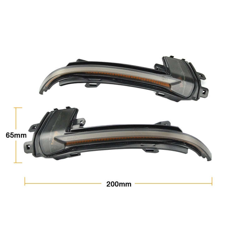 1 Pair For Audi A4 B8.5 Car Dynamic LED Turn Signal Light Rearview Mirror Flasher Water Blinker (...