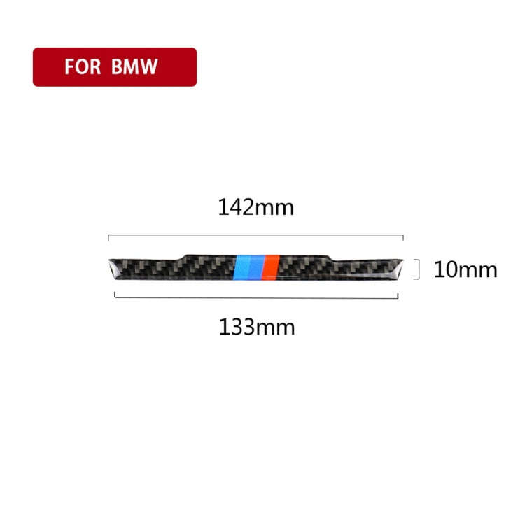 Three Color Carbon Fiber Car Central Control CD Decorative Sticker for BMW (F30) 2013-2015 / (F34...