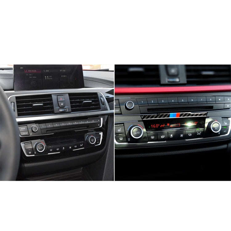 Three Color Carbon Fiber Car Central Control CD Decorative Sticker for BMW (F30) 2013-2015 / (F34...