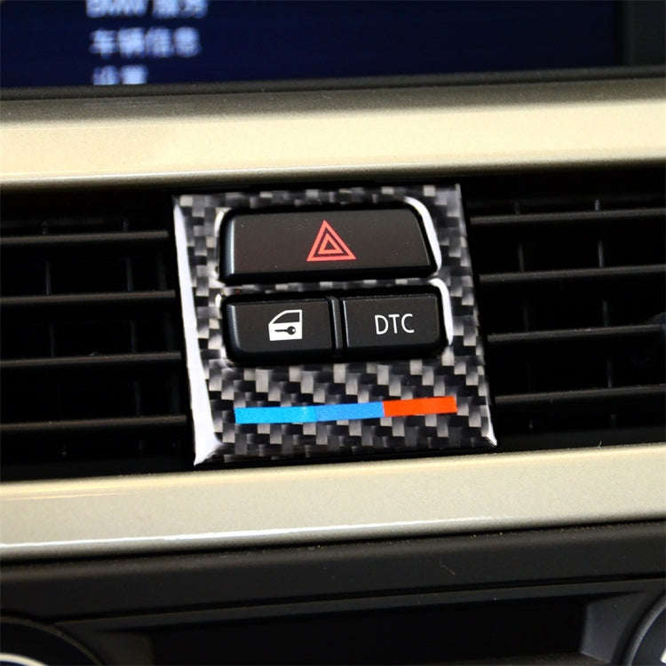 5 PCS Low Matching Three Color Carbon Fiber Car Air Outlet Decorative Sticker for BMW E90 / E92 /...