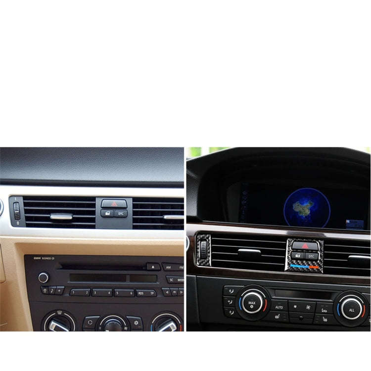 5 PCS Low Matching Three Color Carbon Fiber Car Air Outlet Decorative Sticker for BMW E90 / E92 /...